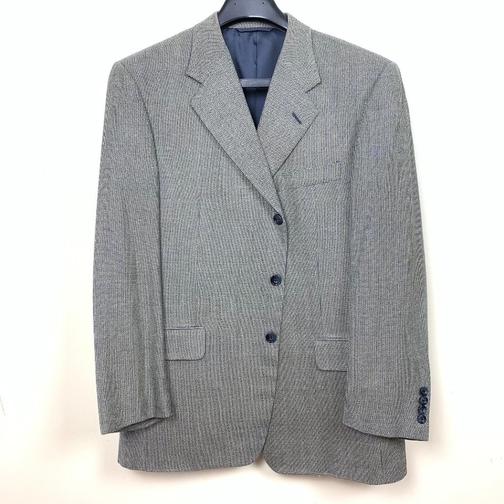 Hickey Freeman Dillards Suit Jacket 42 R Silk Wool